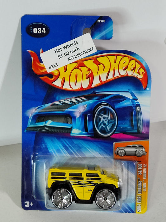 Hot Wheels 2004 First Edition #34 BLINGS Hummer H2 (Loc U)