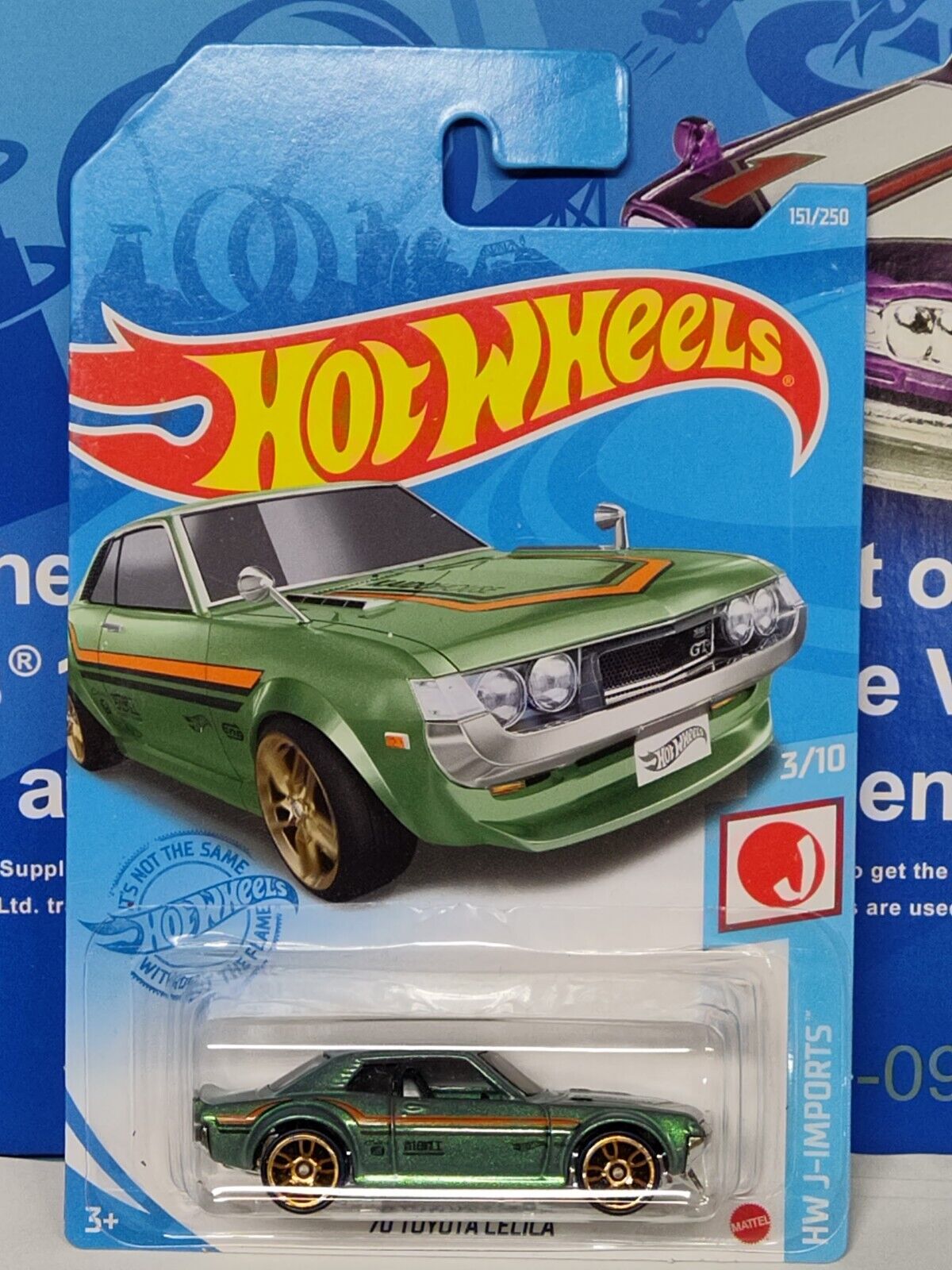 Hot Wheels #151 Mainline J-Imports Series #3  '70 Toyota Celica PGHK CRE(Loc B+)