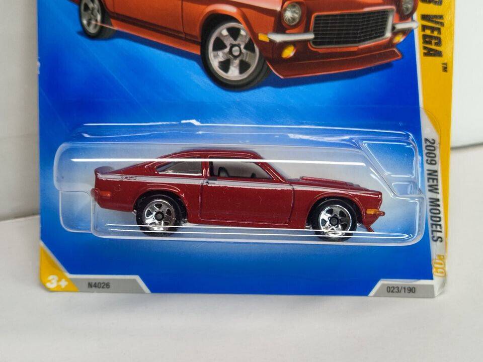 Hot Wheels 2009 New Models Series #23 Custom V-8 Vega INDENTATION (Box C)