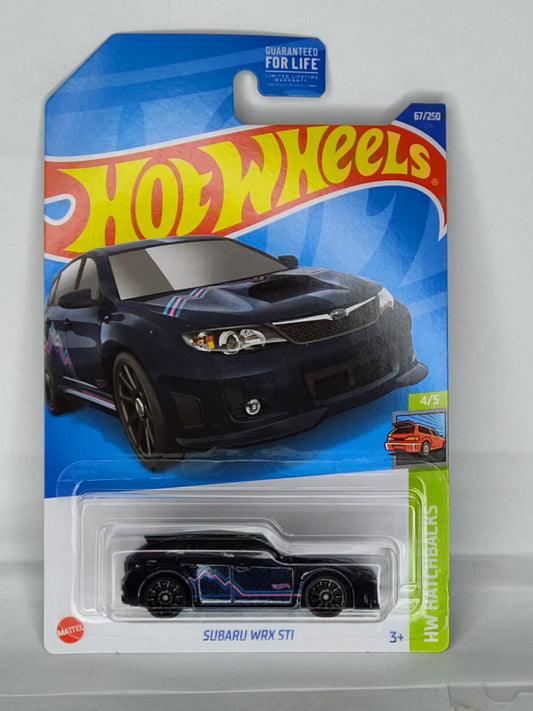 Hot Wheels #067 Hatchbacks Series #4 Subaru WRX STi PEGHK CREASED (Loc K/Wall 2)