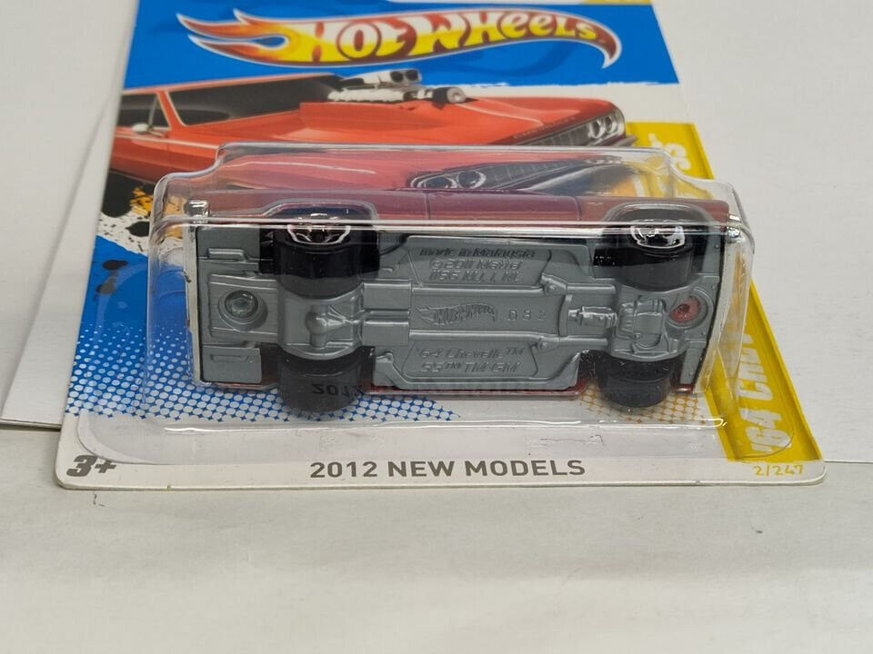 Hot Wheels 2012 New Models Series #2 '64 Chevy Chevelle SS CARD ROUGH (Loc C)