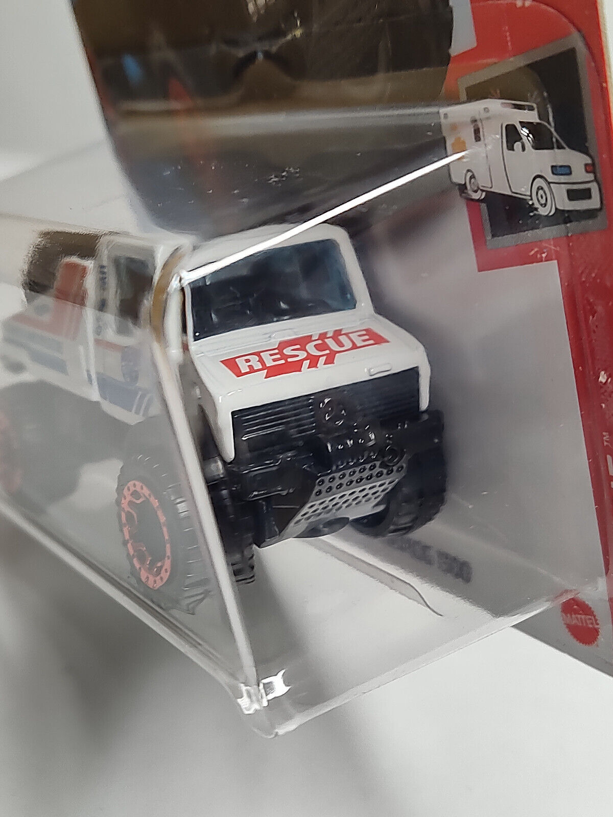 Hot Wheels #188 Mainline Rescue Series #1 Mercedes Benz Unimog 1300 White BLIS W