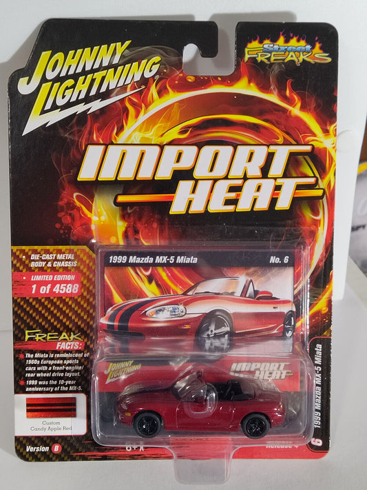 Johnny Lightning Import Heat 1999 Mazda MX-5 Miata