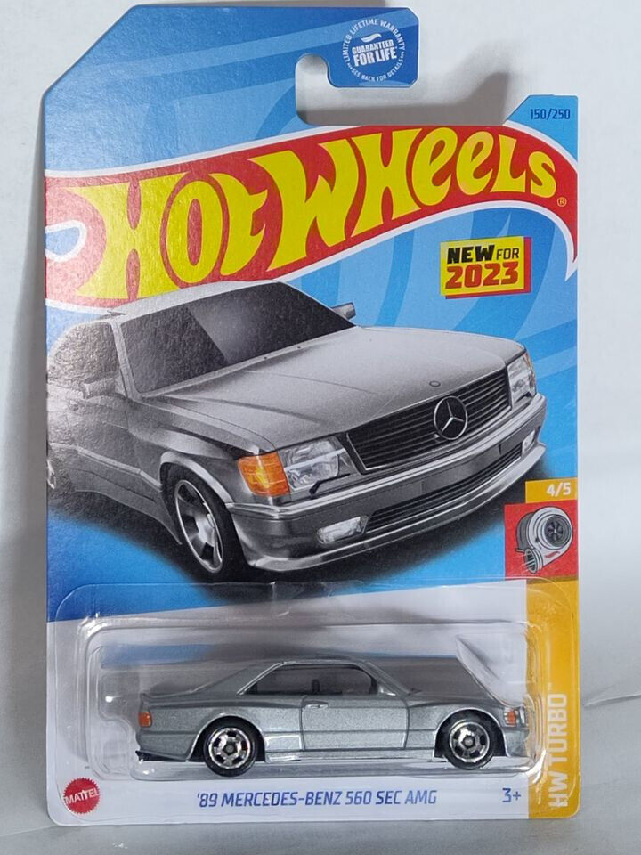 Hot Wheels #150 Turbo Series #4 '89 Mercedes Benz 560 SEC AMG (Loc S)