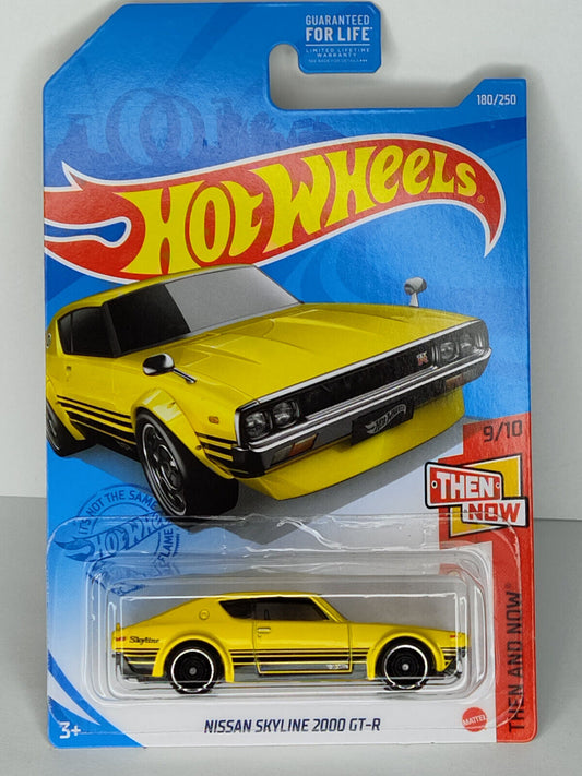 Hot Wheels #180 ML Then and Now Series #9 Nissan Skyline 2000 GT-R (Loc B+)