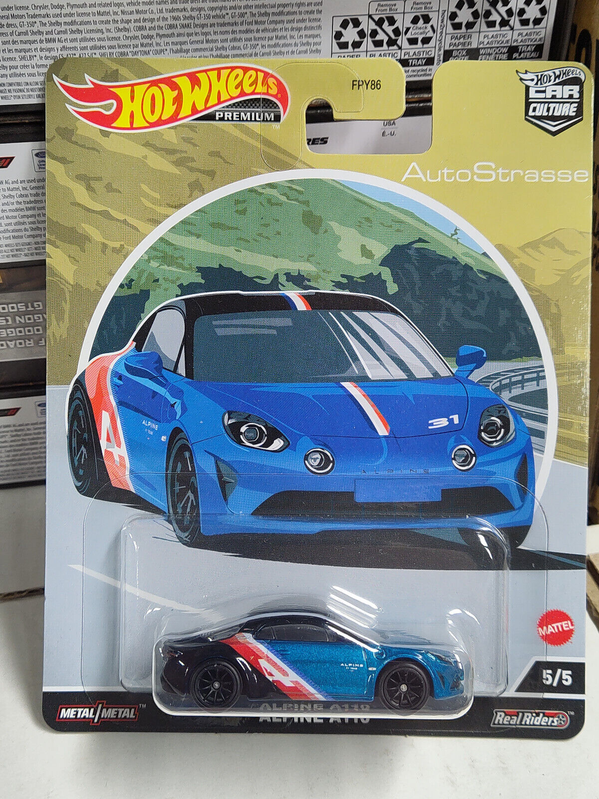 Hot Wheels HCK17 Auto Strasse Series #5 Alpine A110