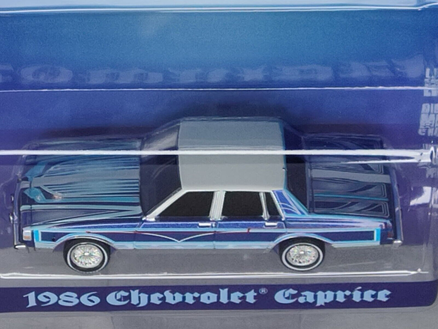 GreenLight MiJo Exclusives Lowrider Series 1986 Chevy Caprice  1:64 Scale