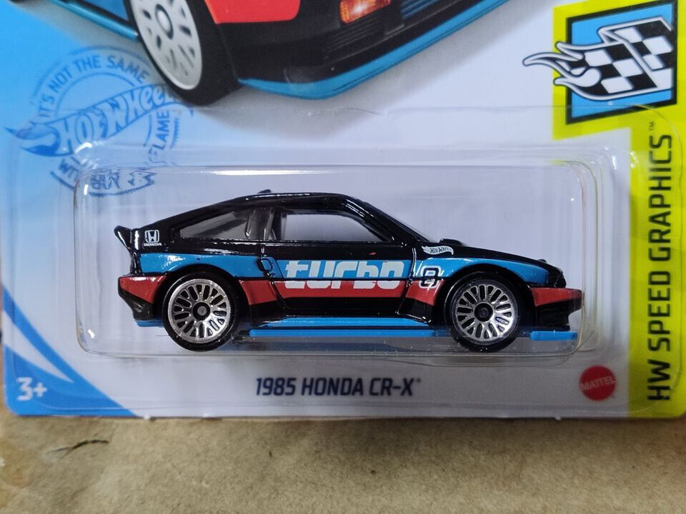 Hot Wheels #090 Speed Graphics Series #3 1985 Honda CR-X (Loc M)