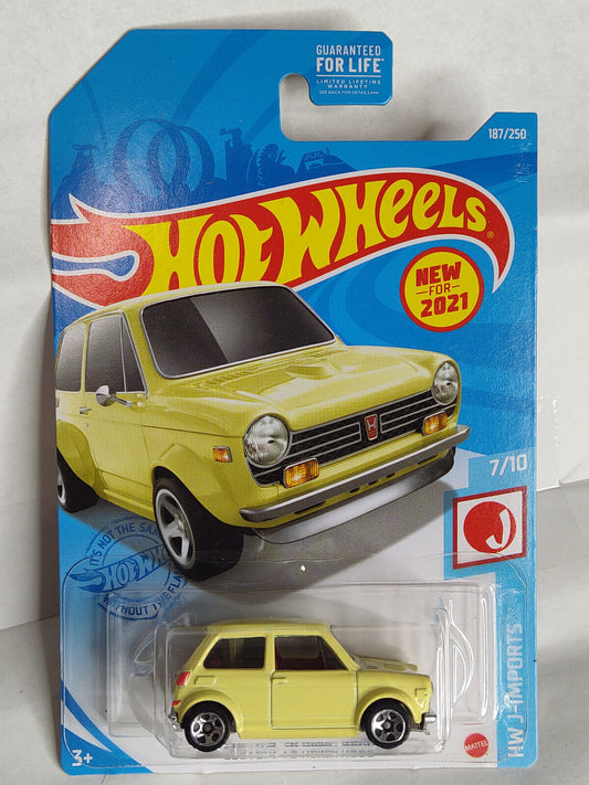 Hot Wheels #187 Mainline J-Imports #7 Custom '70 Honda N600 PEGHOOK CREASED