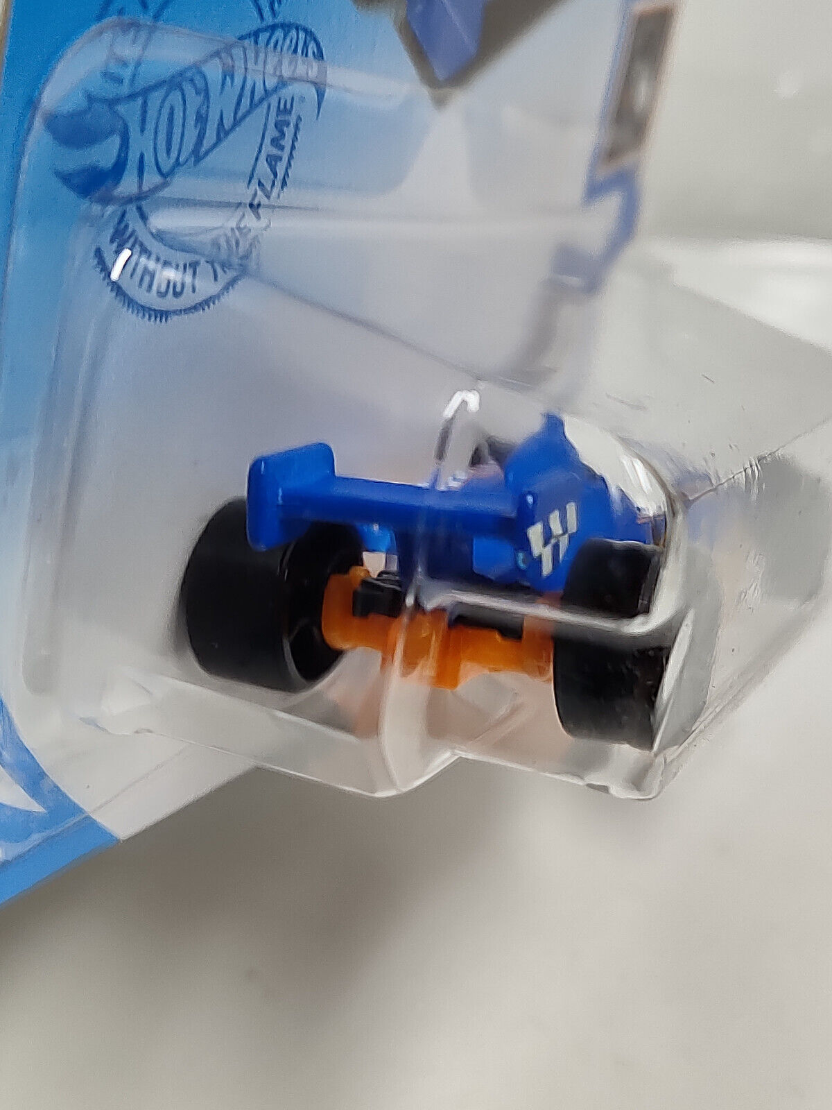 Hot Wheels #195 Mainline Race Team Series #4 Indy 500 Oval Blue Top