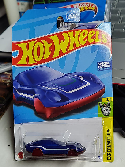 Hot Wheels #023 Experimotors Series #2 Coupe Clip (Blue) (Loc O)