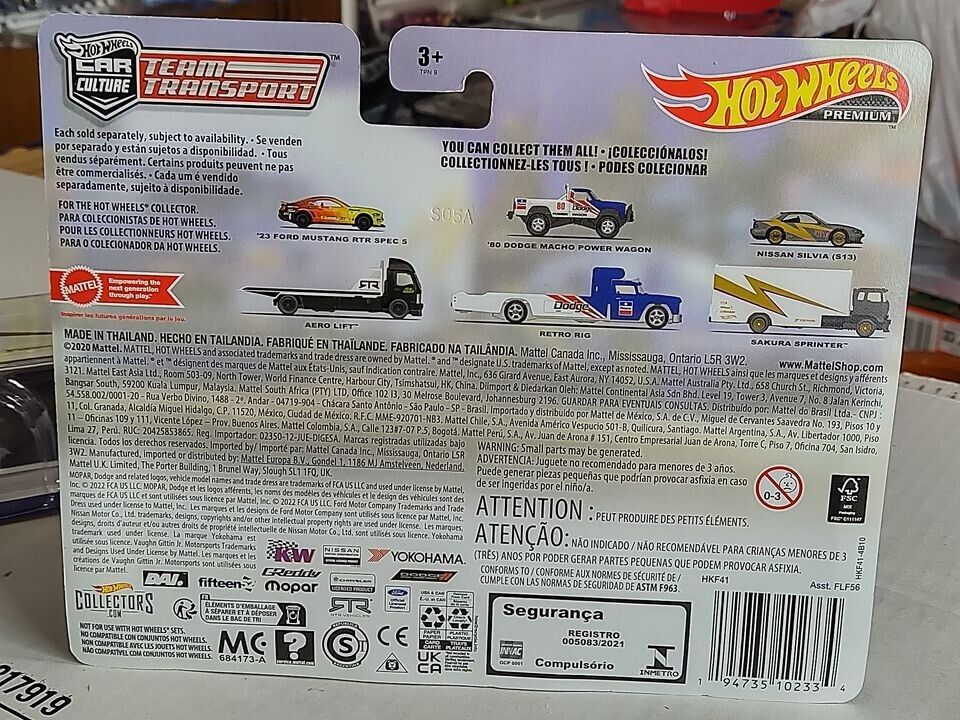 Hot Wheels Team Transport Series #52 Nissan Silvia (S13) & Sakura Sprinter(LocZ)