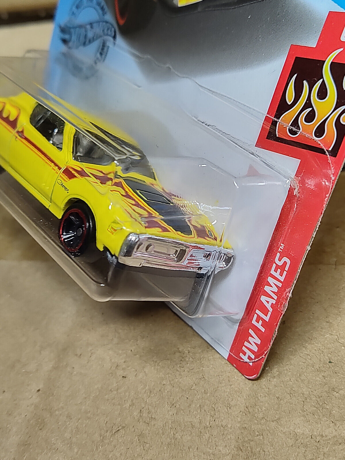 Hot Wheels #188 Flames Series #6 '71 Dodge Charger (Wall 1)