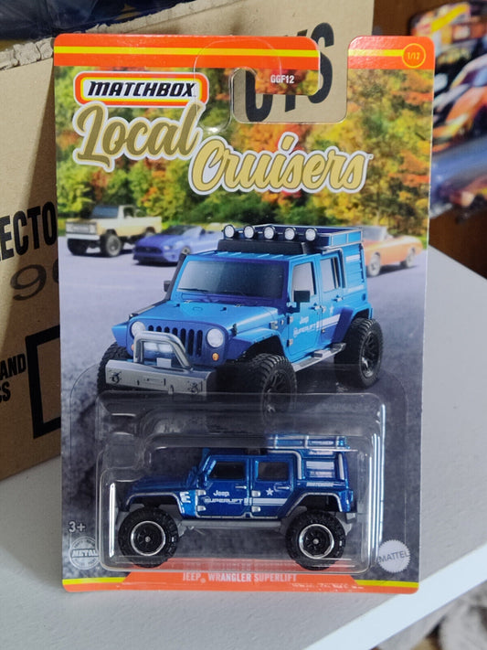 Matchbox #HFJ24 Local Cruisers Series #1 Jeep Wrangler Superlift  (Loc L)