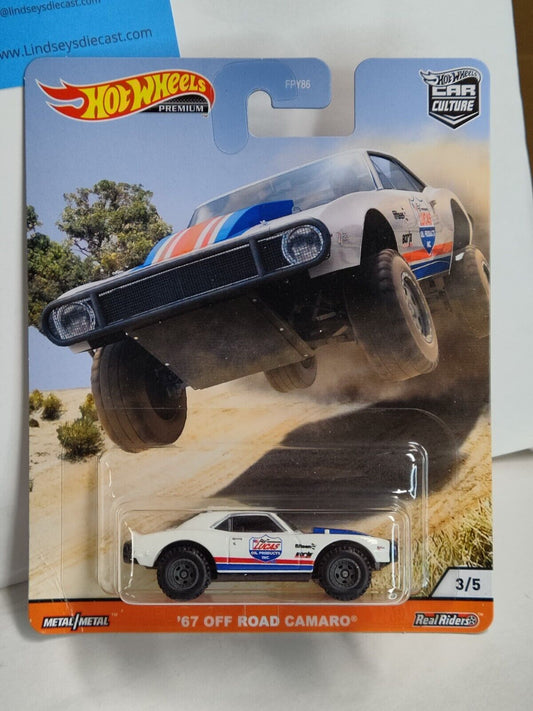 Hot Wheels GJP89 Wild Terrain Series #3 '67 Off Road Camaro (Box 37)