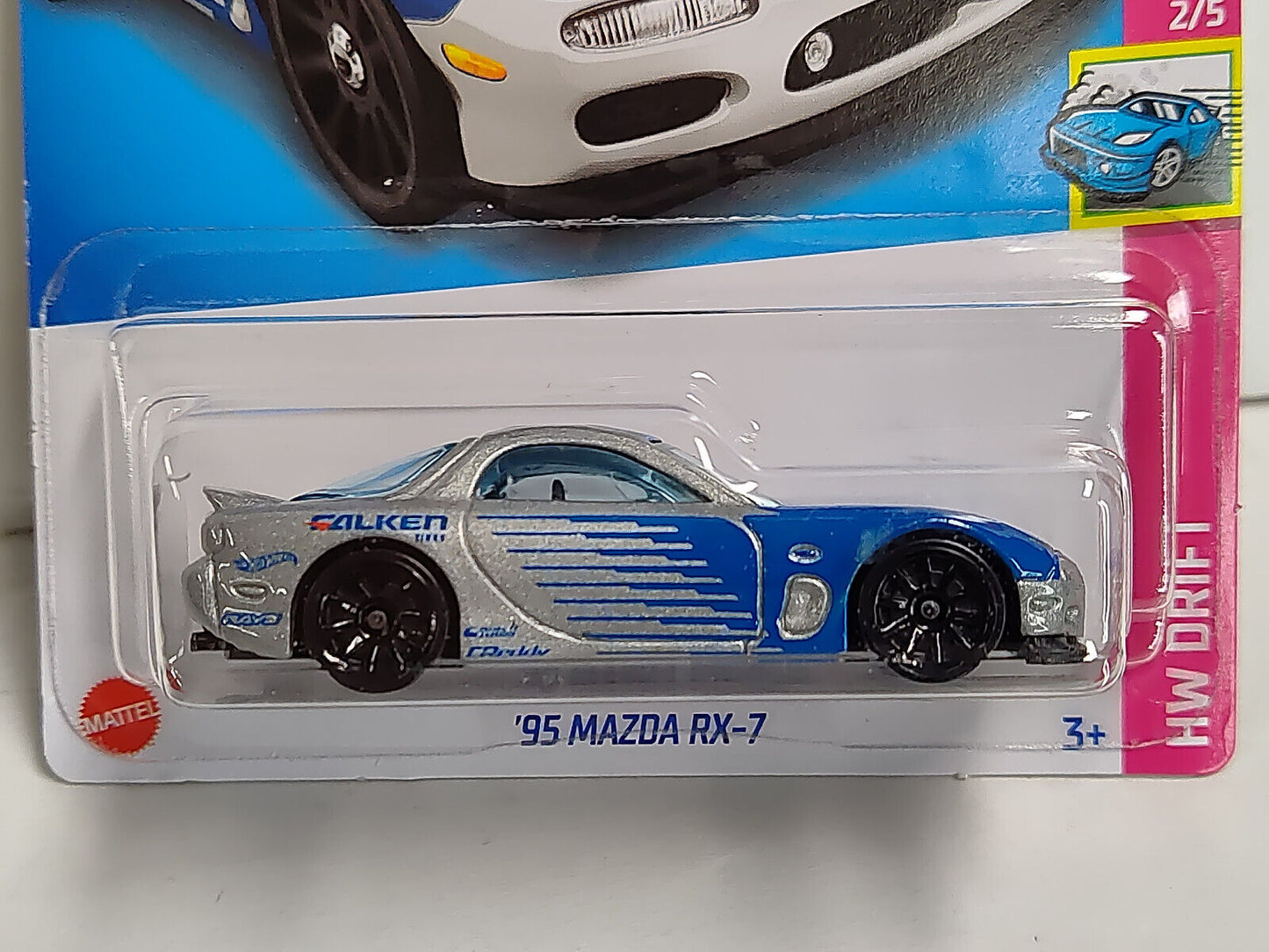 Hot Wheels #177 Mainline Drift Series #2 '95 Mazda RX-7 FALKEN