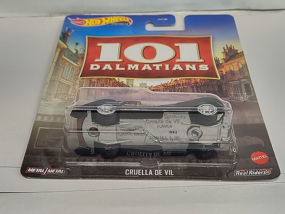 Hot Wheels GRL88 Pop Culture 101 Dalmations Cruella De Vil (Box 26)