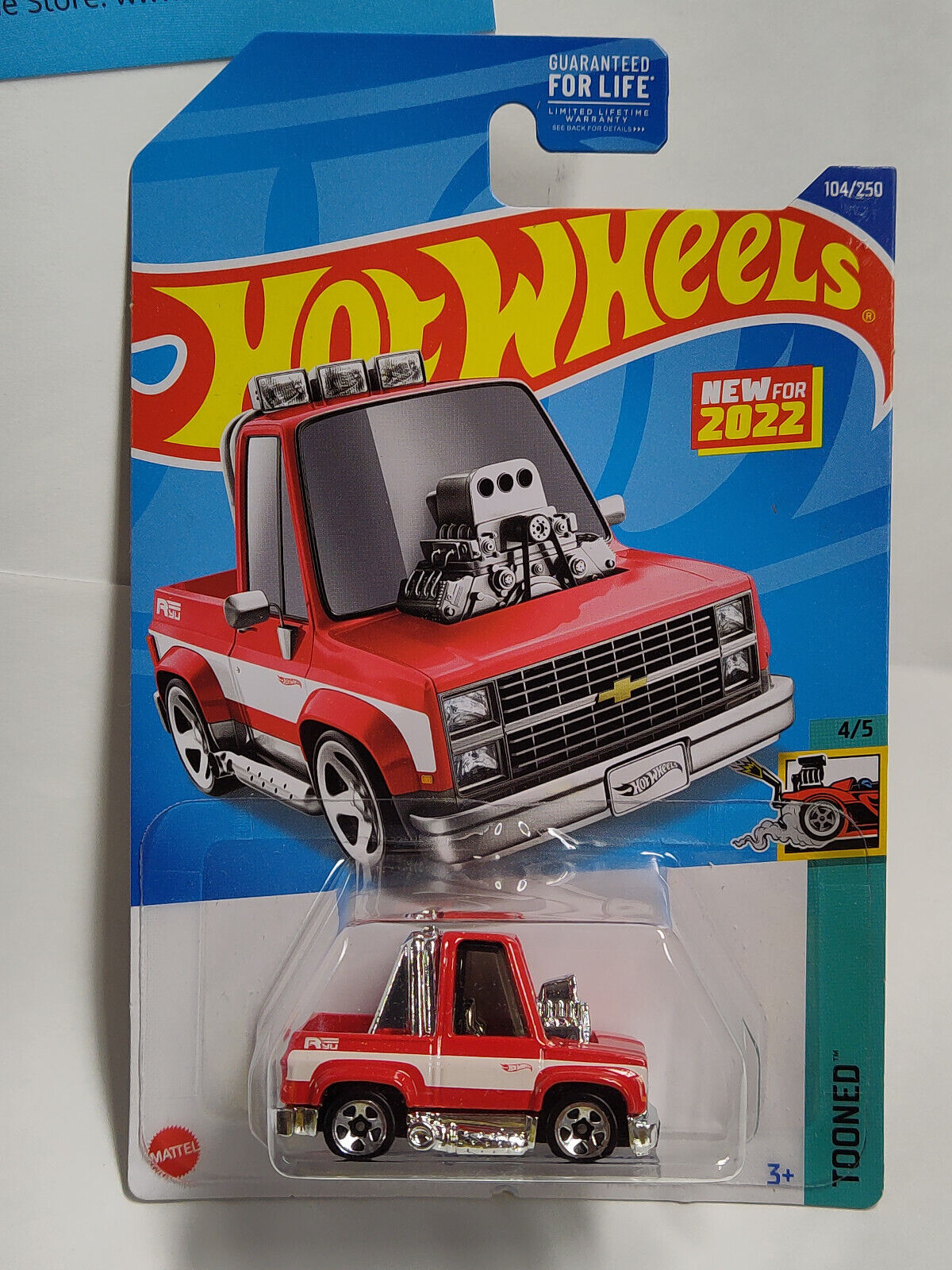 Hot Wheels #104 Toon'D Series #4 Too'n '83 Chevy Silverado (Red) (Loc J)