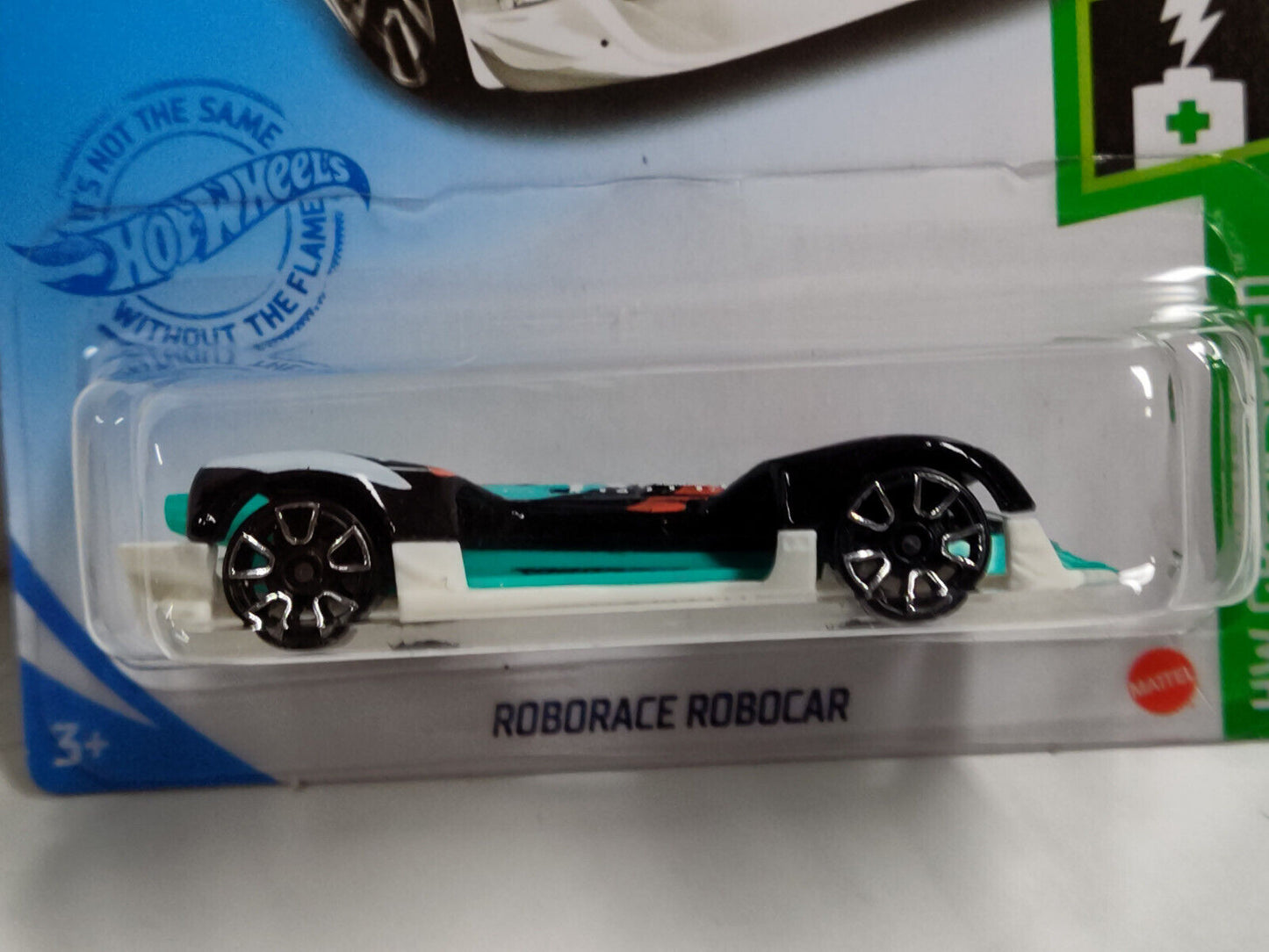 Hot Wheels #152 Mainline Green Speed Series #2 Roborace Robocar Black Top