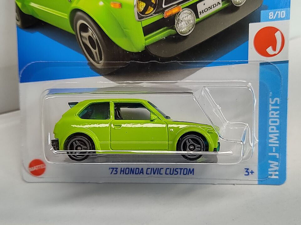 Hot Wheels #117 J-Imports Series #8 '73 Honda Civic Custom  (Loc M)