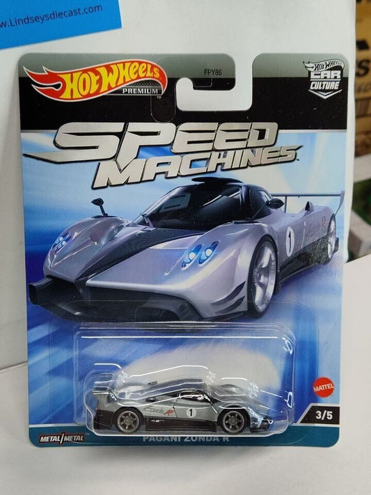 Hot Wheels HKC42 Speed Machines Series #3 Pagani Zonda R (Box 27)