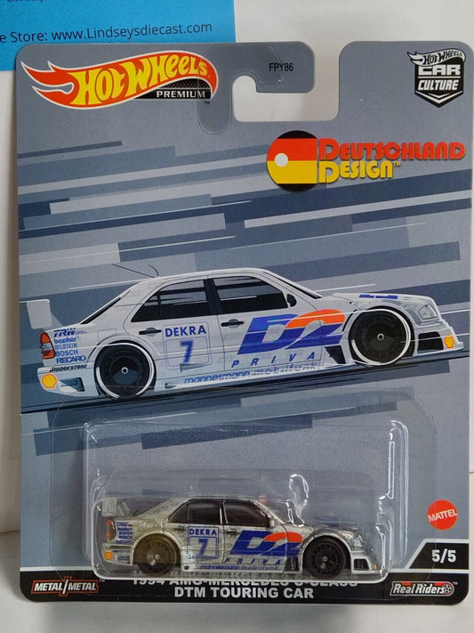 Hot Wheels HCJ80 Deutschland Design II #5 1994 AMG-Mercedes C-Class(Bx9)