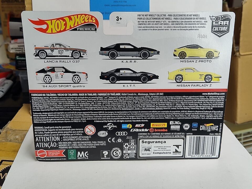 Hot Wheels HFF33 2 Pak Prem Target Exclusive Nissan Z Proto/Fairlady Z CORNER C