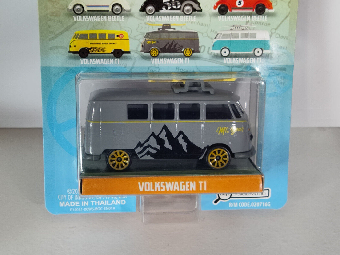 JADA Majorette Slug Bug/ Punch Buggies Series Volkswagen T1 Bus STKR GLUE RESIDU