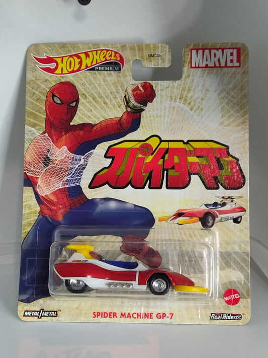 Hot Wheels GRL76  Marvel Series Pop Culture Spider Machine GP-7 (Loc 40)