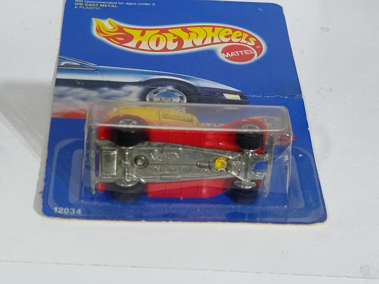 Hot Wheels Malt O Meal Series '32 Ford Delivery BAD CARD & BLISTER (Loc U)