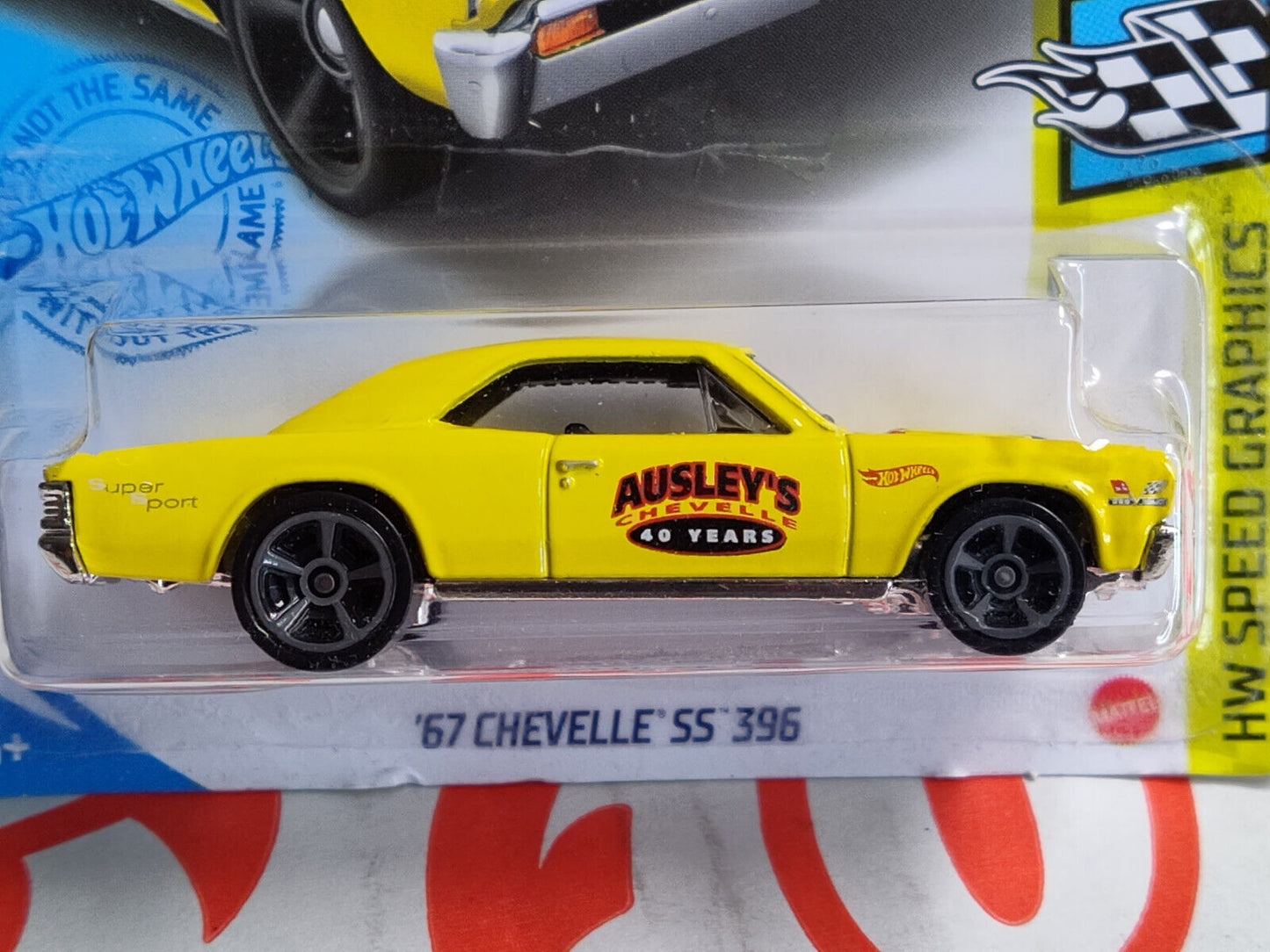 Hot Wheels #183 ML Speed Graphics Series #8  '67 Chevelle SS 396 NICKS AT BOTTOM