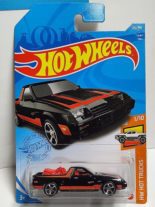 Hot Wheels #175 Main Hot Trucks Series #1 '82 Dodge Rampage (Blk)PGHK BENT/CREAS