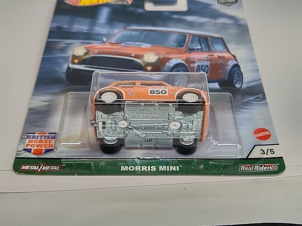 Hot Wheels GRJ59 British Horse Power Series #3 Morris Mini (Box 13)