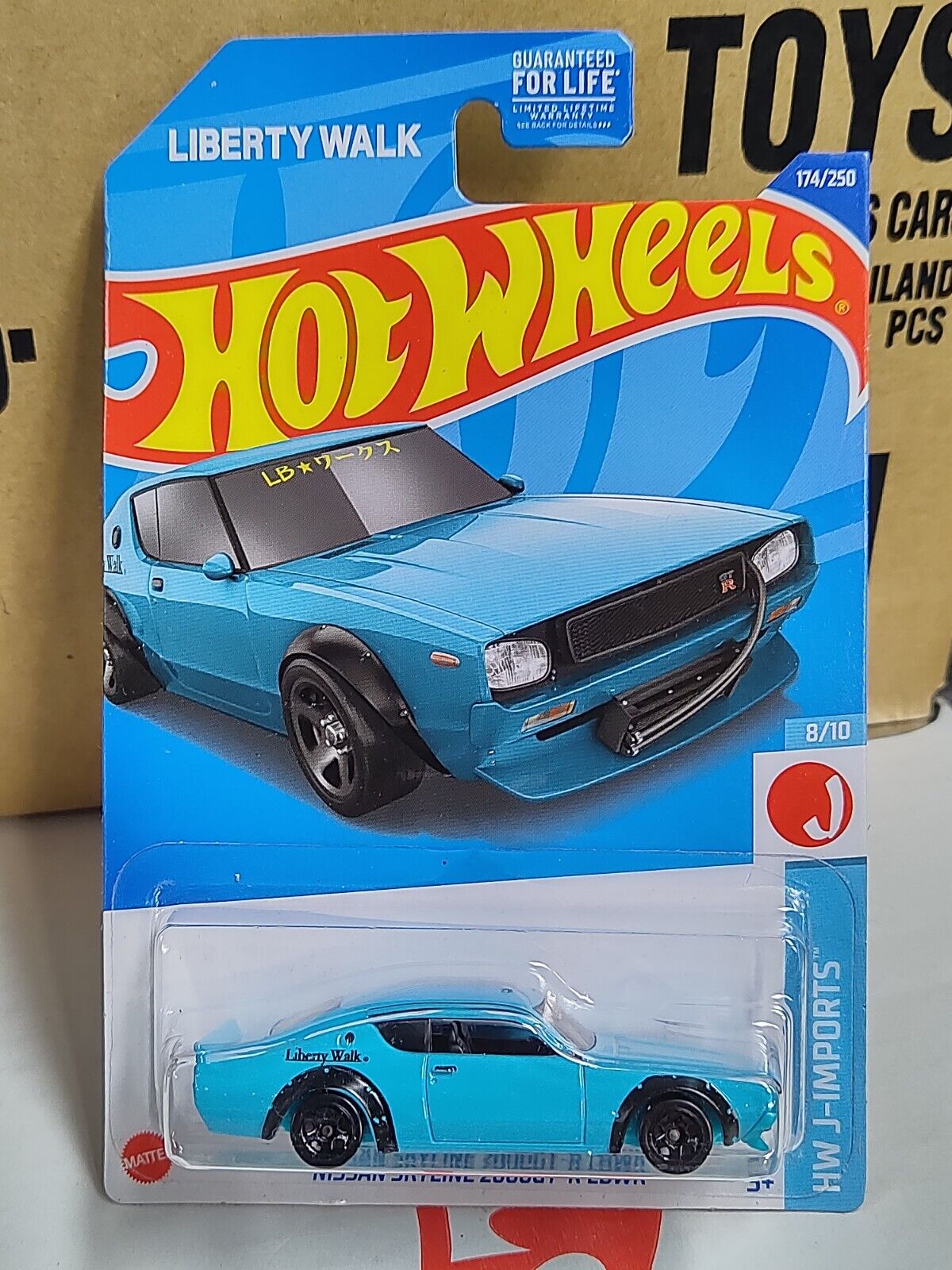 Hot Wheels #174 J-Imports Series #8 Nissan Skyline 2000 GT-R LBWK