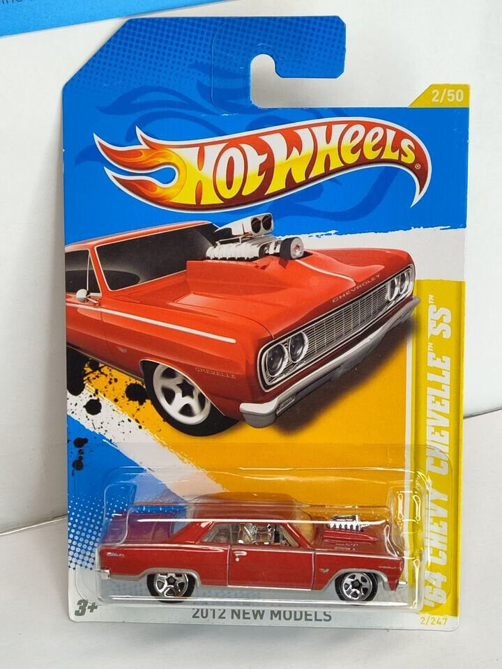 Hot Wheels 2012 New Models Series #2 '64 Chevy Chevelle SS CARD ROUGH (Loc C)