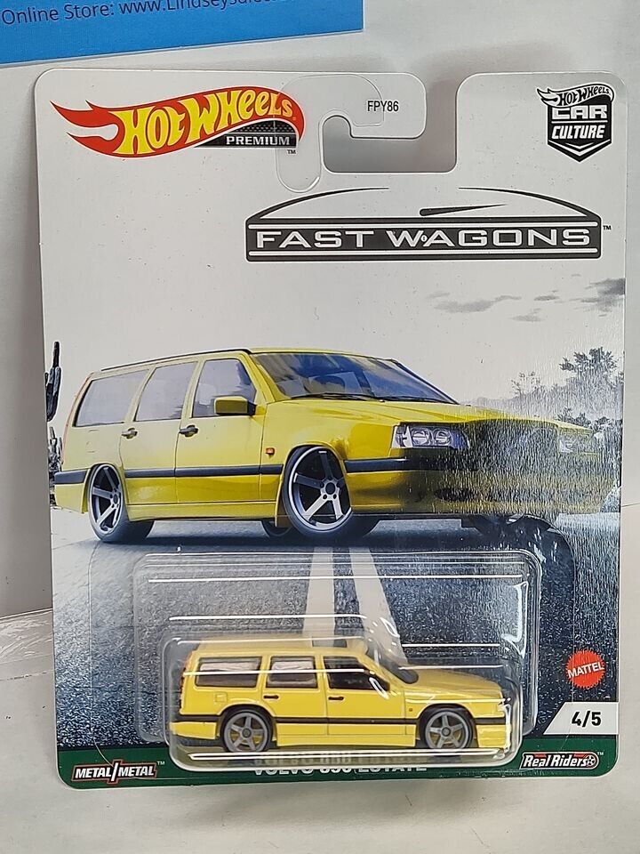 Hot Wheels GRJ67  Fast Wagons Series #4 Volvo 850 Estate (Box-6)