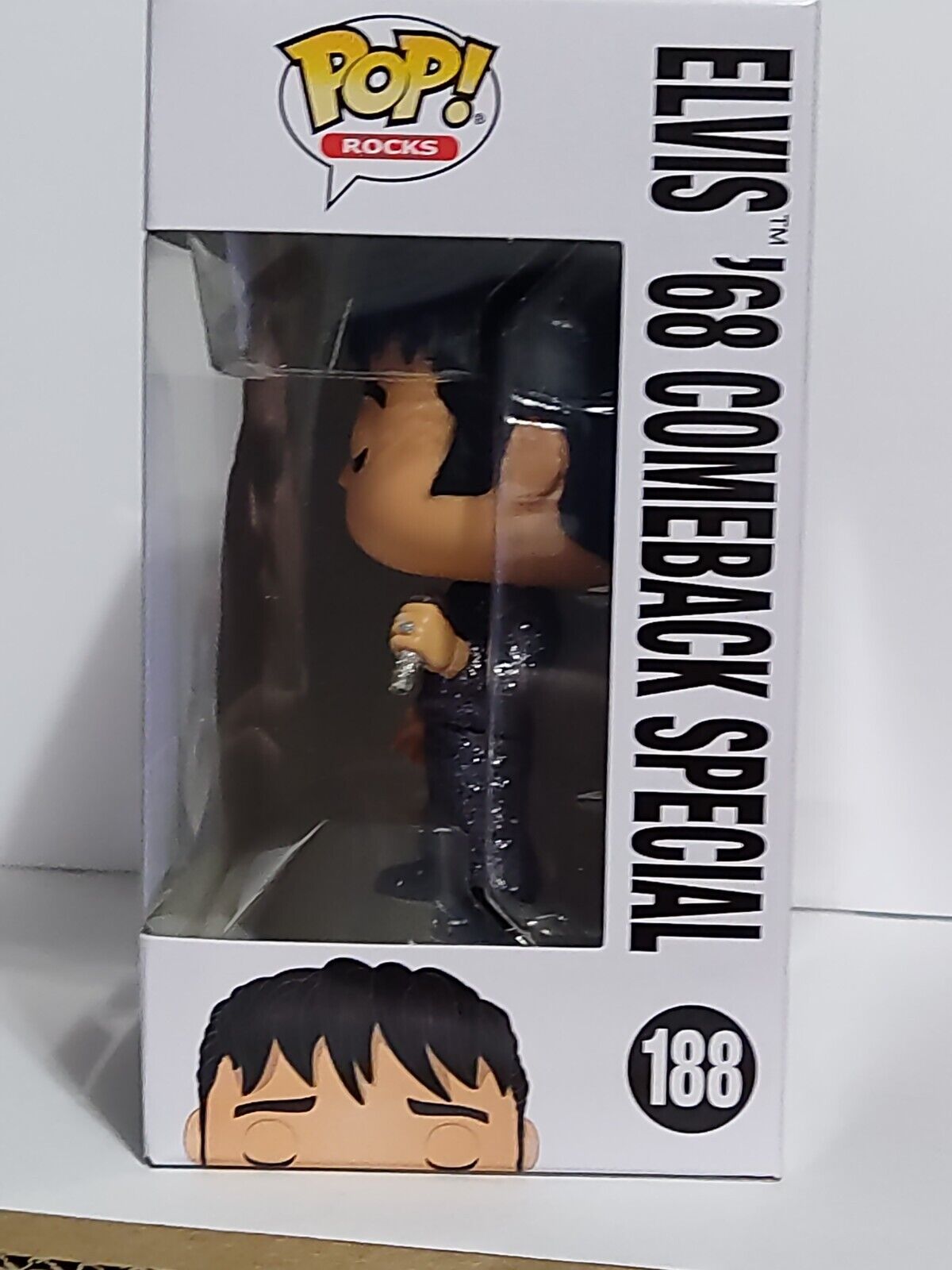 Funko POP Rocks #188 Elvis Presley EE Exclusive Elvis '68 Comeback Special