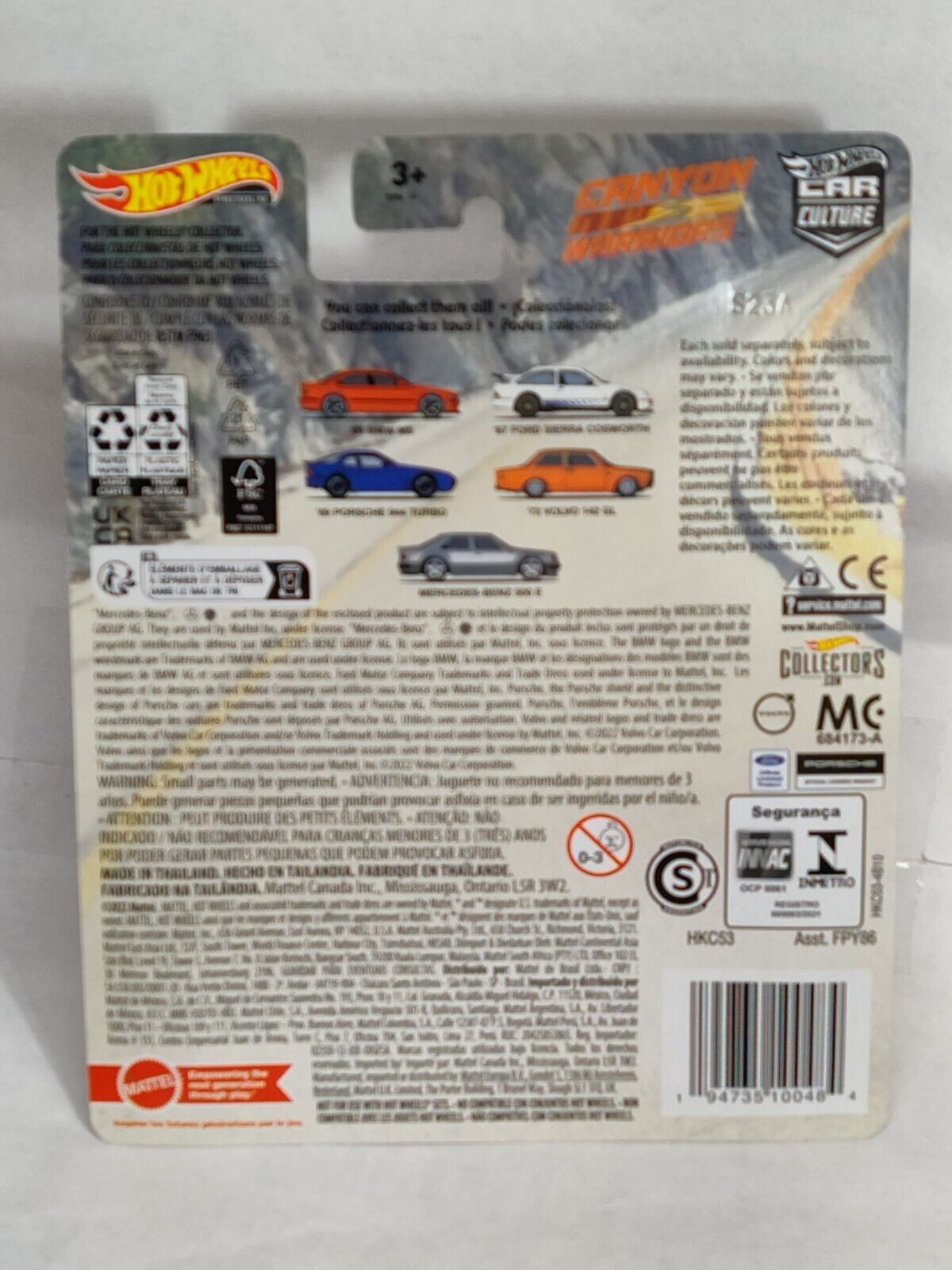 Hot Wheels HKC53   Canyon Warriors Series #4  '73 Volvo 142 GL  (Box 13)