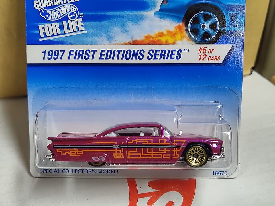 Hot Wheels 1997 First Editions #5 '59 Chevy Impala (Loc-B)