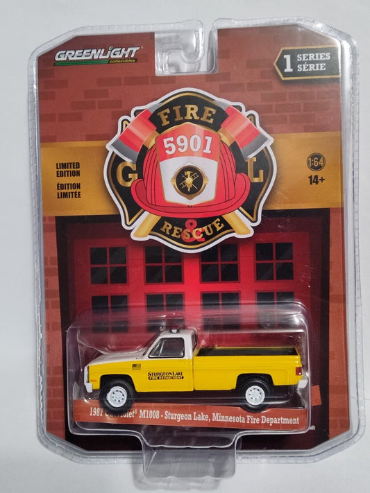 GreenLight Fire and Rescue Series 1987 Chevrolet M1008-Sturgeon Lake, Minnesota