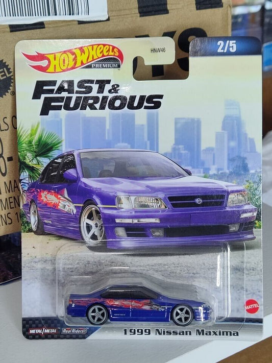 Hot Wheels HKD23 Fast and Furious Series #2 1999 Nissan Maxima (Box-8)