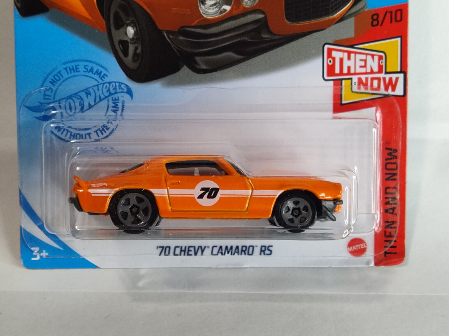 Hot Wheels #179 ML Then and Now Series #8 '70 Chevy Camaro RS  PGHK CRSED(Lc A+)