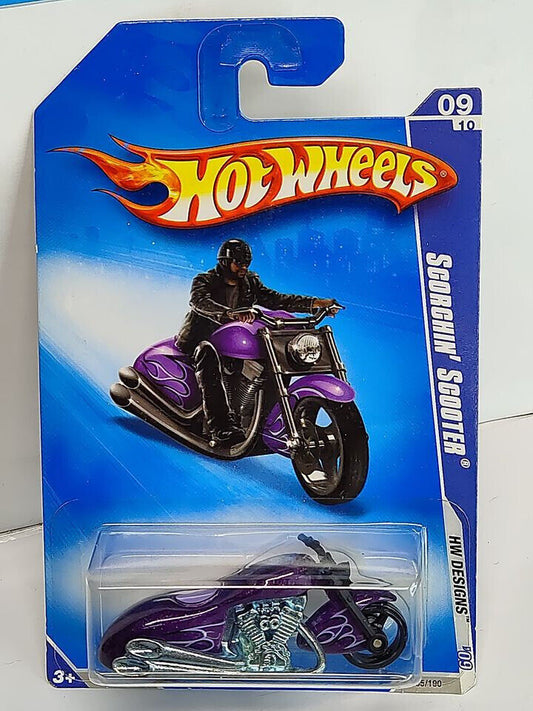 Hot Wheels #105 Designs Series #9 Scorchin Scooter (Box R)