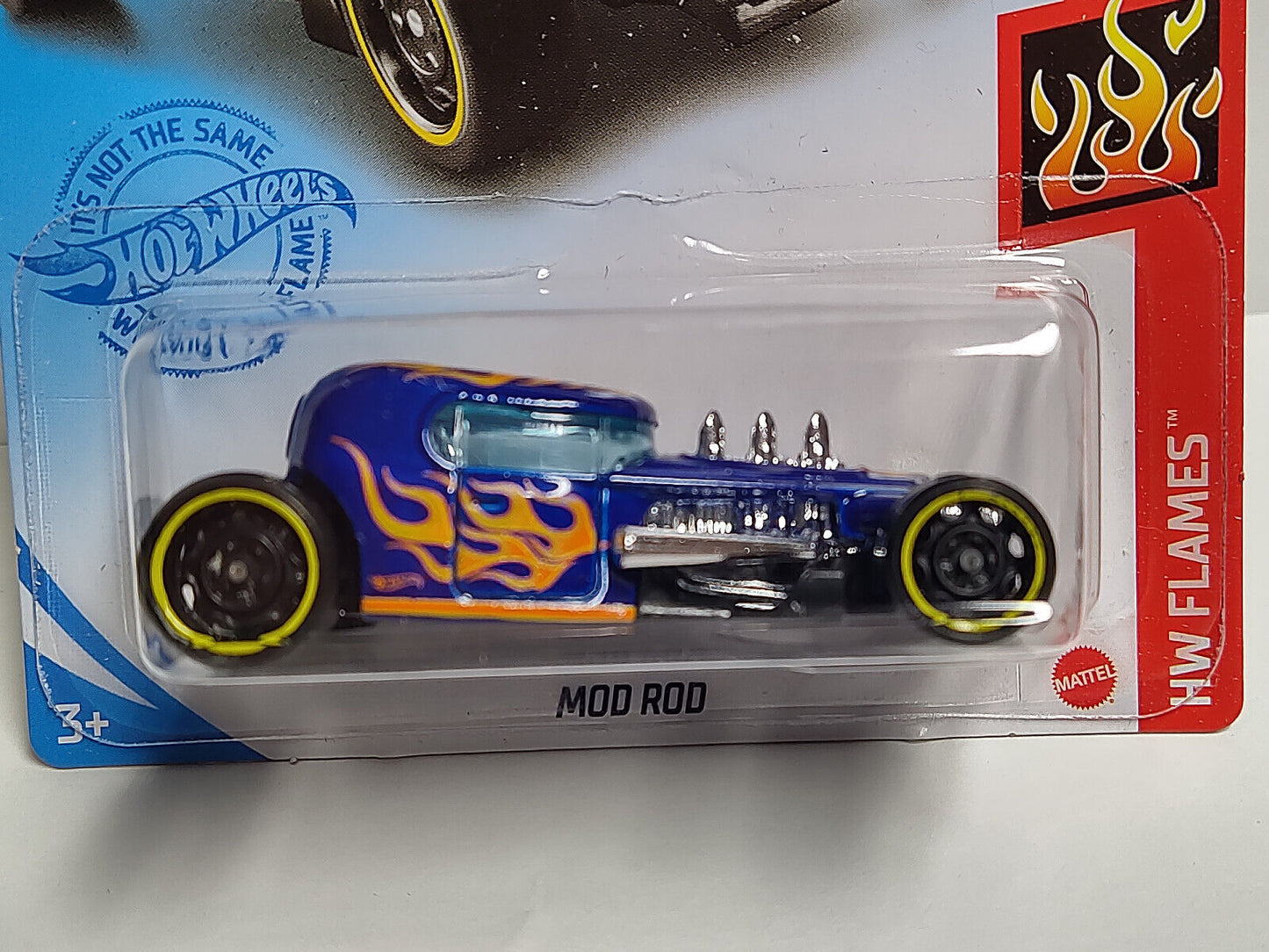 Hot Wheels #189 Mainline Flames Series #1 Mod Rod Blue