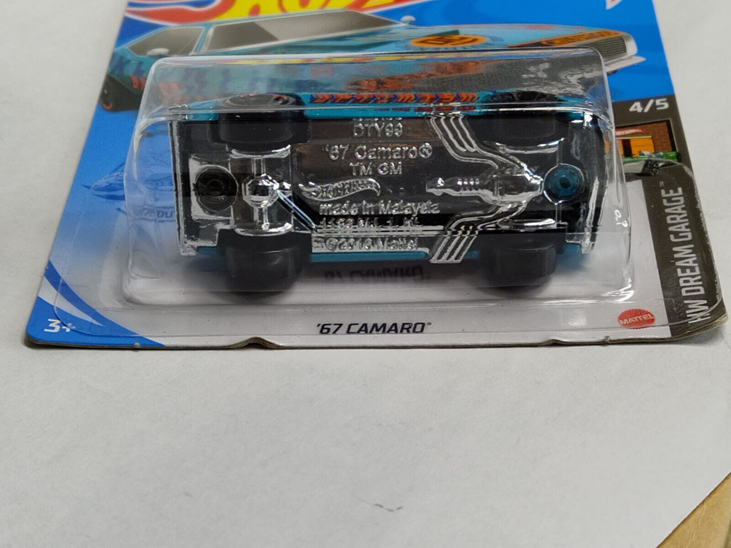 Hot Wheels #110 Dream Garage Series #4 '67 Camaro (Blue) (Loc G)