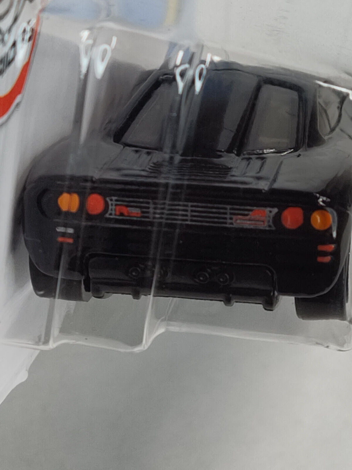 Hot Wheels #107 ML Factory Fresh Series #4 McLaren F1 Black PEGHOOK BENT/CREASED