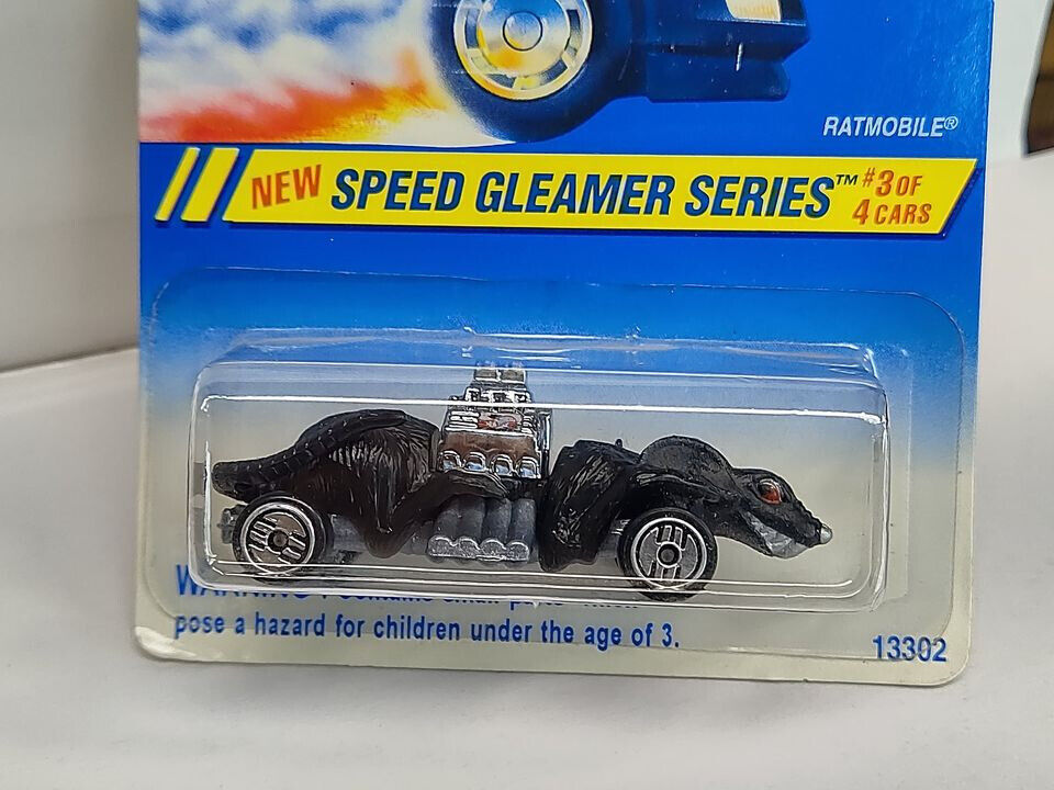 Hot Wheels #315 Speed Gleamer Series #3 Ratmobile GLUE RESIDUE ON SIDES (Loc L)