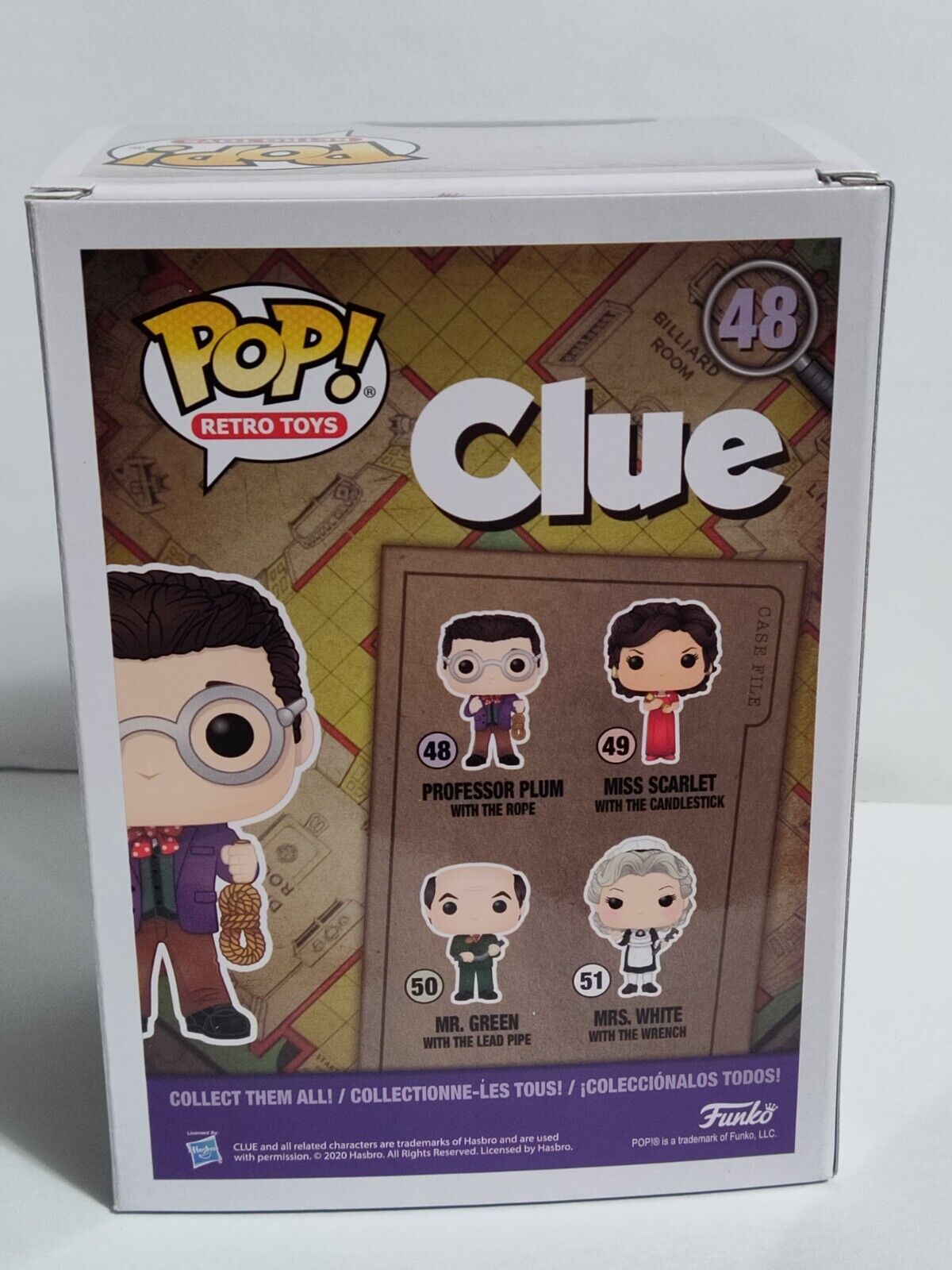 Funko Pop Retro Toys CLUE #48 Professor Plum with the rope