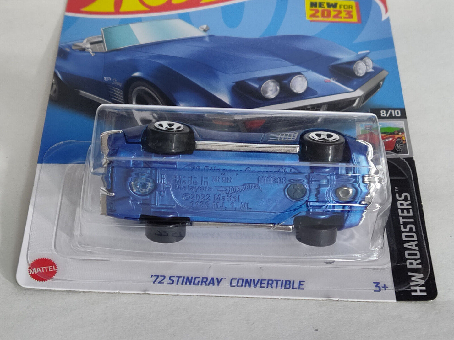 Hot Wheels #132 ML Roadsters Series #8 '72 Stingray Convertible (Box C)