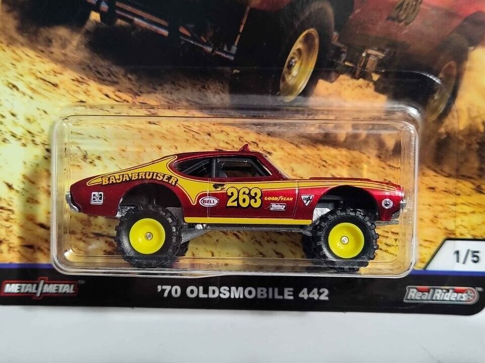 Hot Wheels FYN74 Desert Rally Series #1 '70 Oldsmobile 442